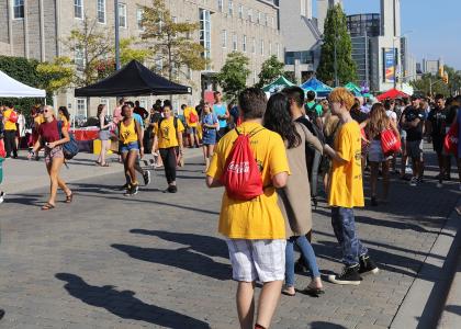 Street Market in front of Dunning Hall